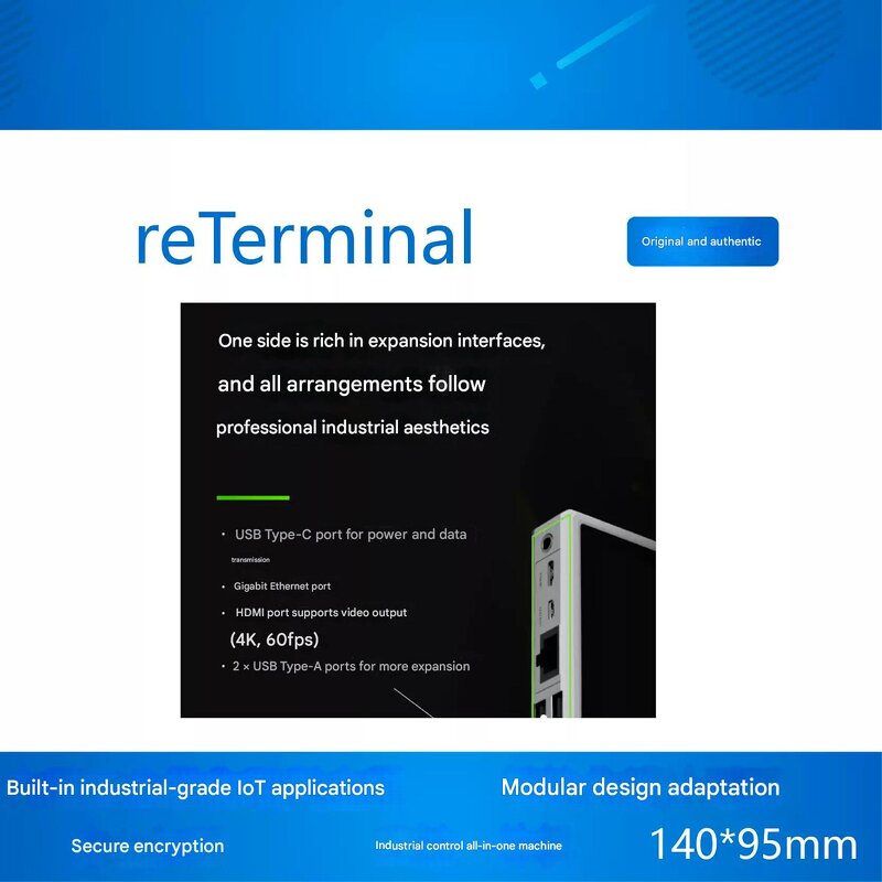 Development Board - Manufacturer reTerminal Raspberry Pi CM4 Linux 5-In Touch Industrial