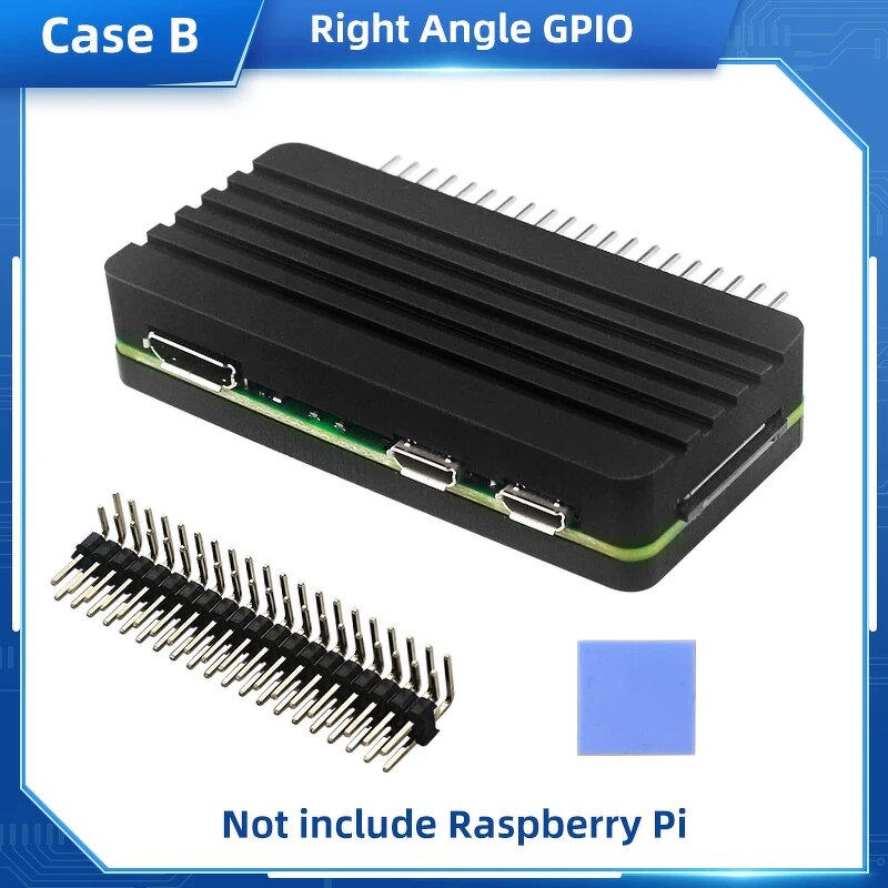 Aluminum Case - Manufacturer Raspberry Pi Zero 2W Alloy Passive Cooling Heatsink Shell
