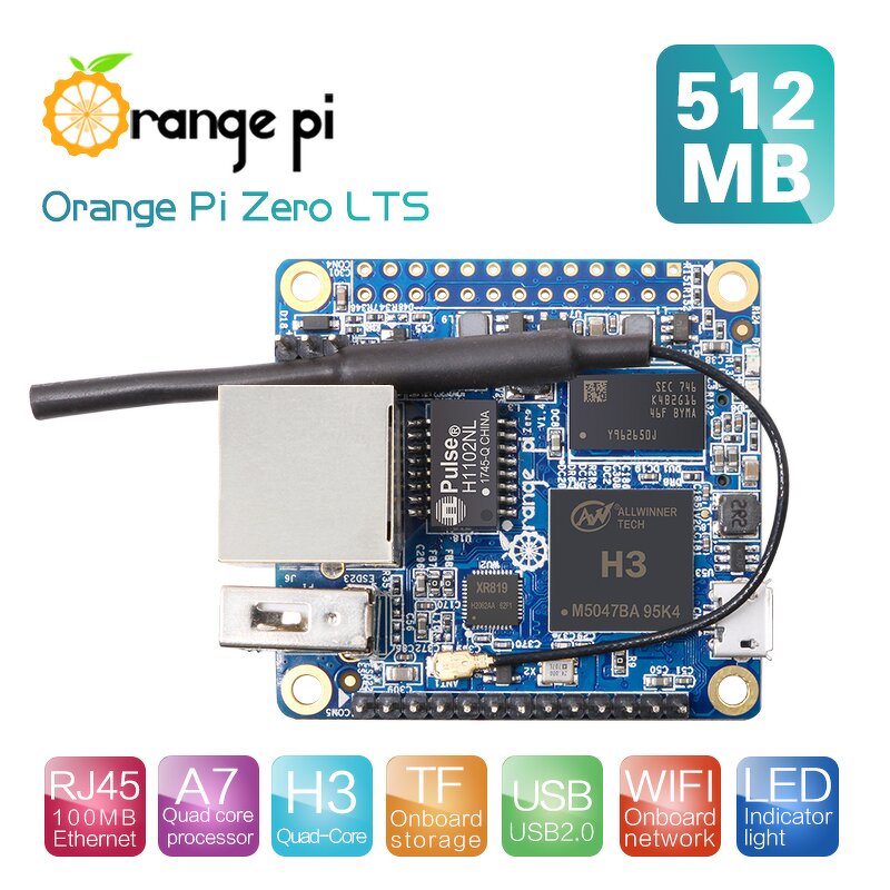 Development Board - Manufacturer Orange Pi Zero LTS 512MB H3 Android 4.4 Ubuntu Debian