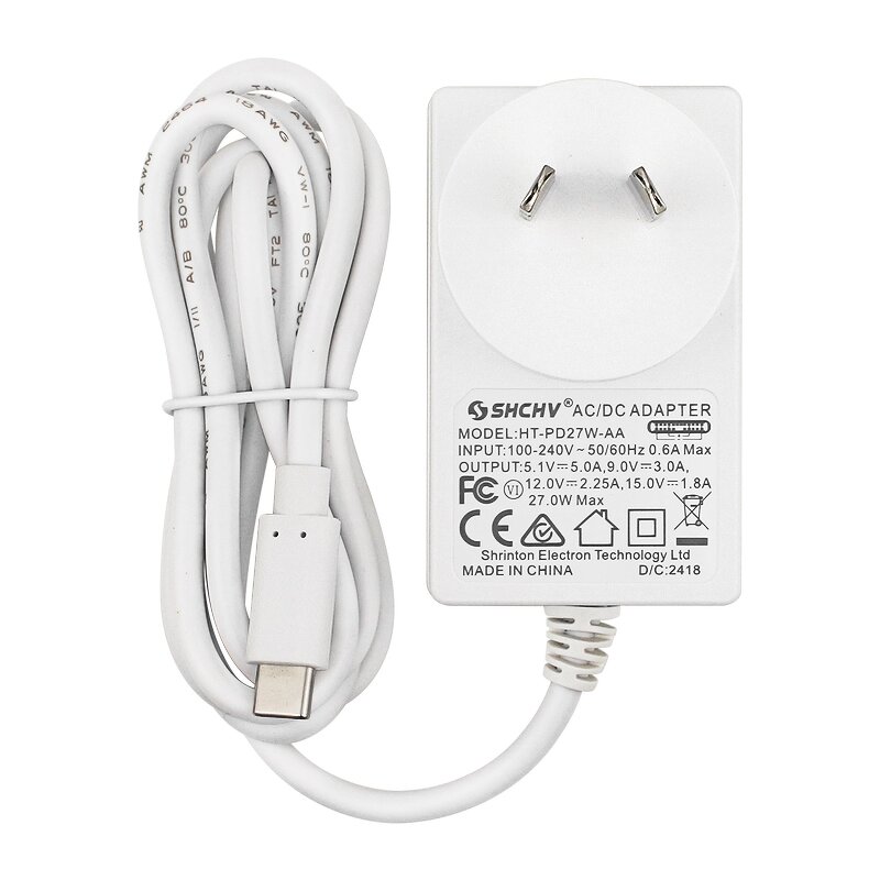 Power Adapter - Manufacturer Raspberry Pi 5 AU Plug 5.1V5A 27W Australia/New Zealand
