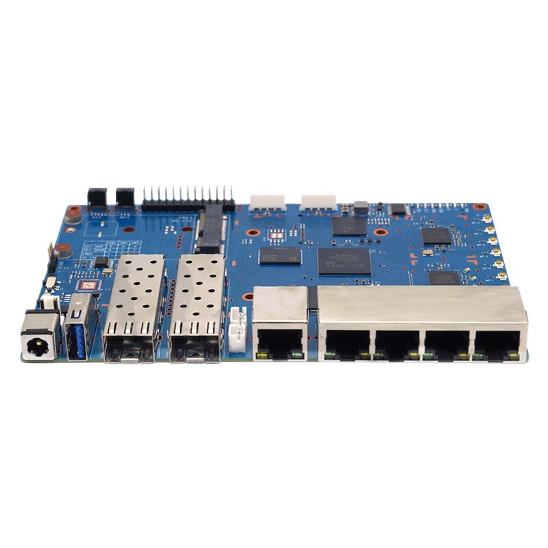 Development Board - Manufacturer Banana Pi BPI-R3 MT7986 2G DDR 8G eMMC POE EC25 LTE 4G