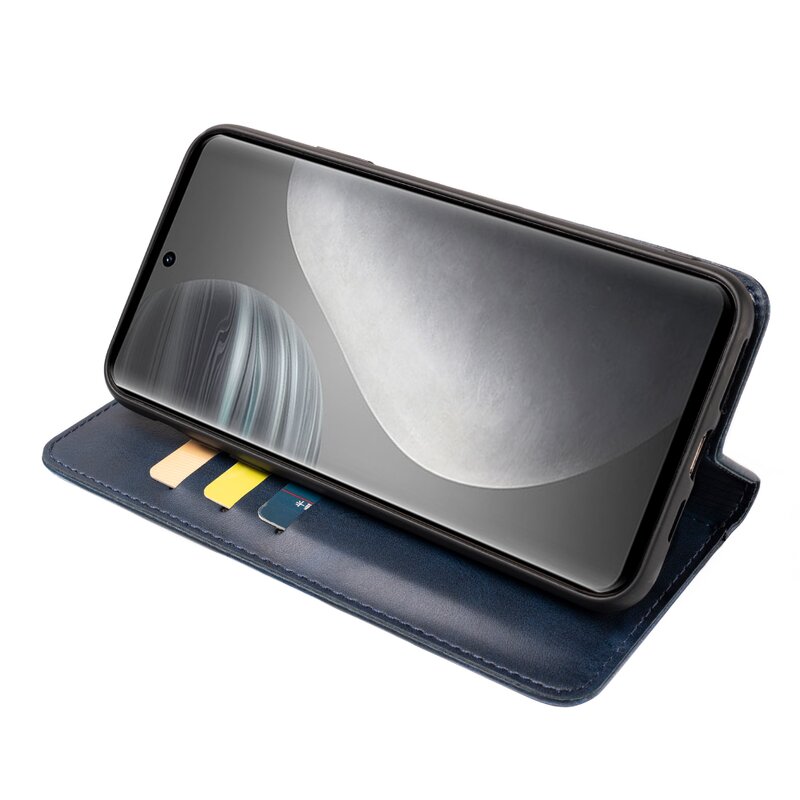 Phone Case - Manufacturer Vivo X60 Pro Waterproof Calfskin Wallet Magnetic Model Max