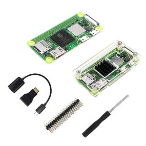 Starter Kit - Manufacturer Raspberry Pi Zero 2W Acrylic Case Screwdriver Accessory Set