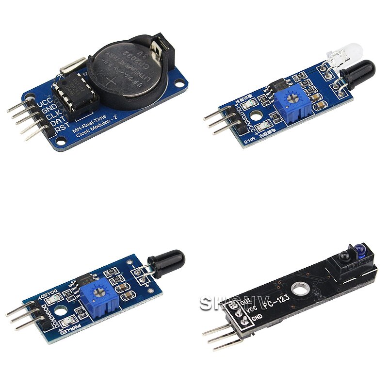 Sensor Kit - Manufacturer 16 in 1 Starter Kit DIY Electronic Component Arduino Pi 3B+/4