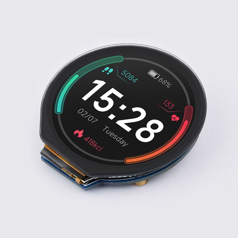 Touch Screen - Manufacturer Raspberry Pi Pico 1.28" IPS 65K Round LCD SPI I2C STM32