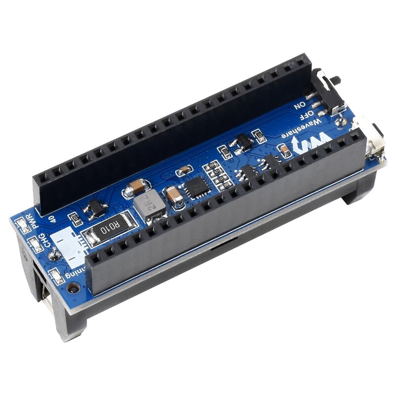 UPS HAT - Manufacturer Raspberry Pi Pico Uninterruptible Power Supply I2C Monitoring