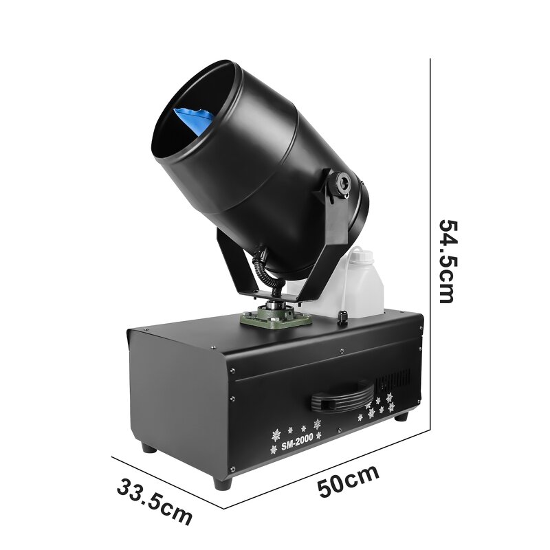 Foam Cannon - Manufacturer 2000W DMX Aluminum Jet Party Stage Remote Dry Ice