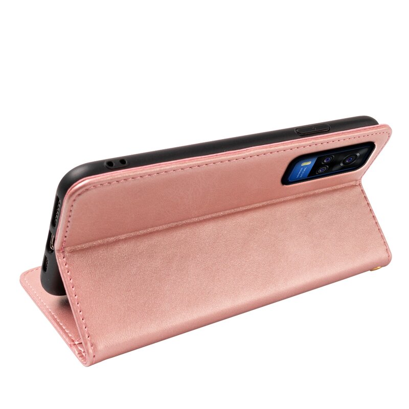 Phone Case - Manufacturer VIVO Y51 2020 India PU Calfskin Wallet Slim Magnetic Cover