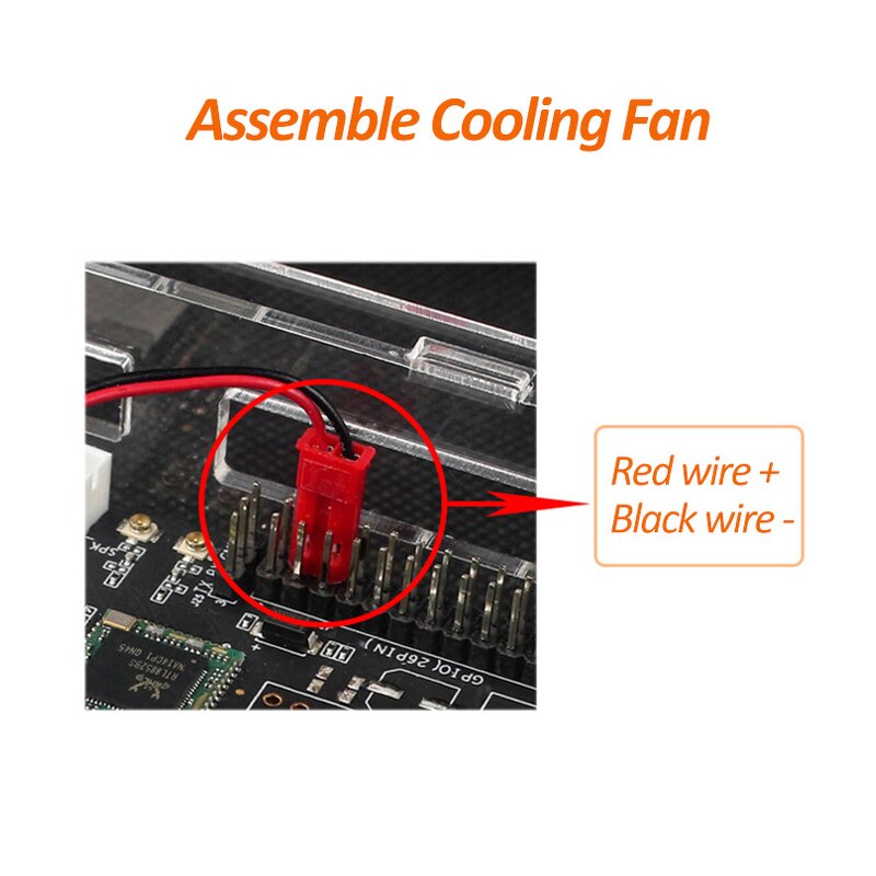 Acrylic Case - Manufacturer Banana Pi BPI-F3 Clear Transparent Shell Optional Cooling Fan