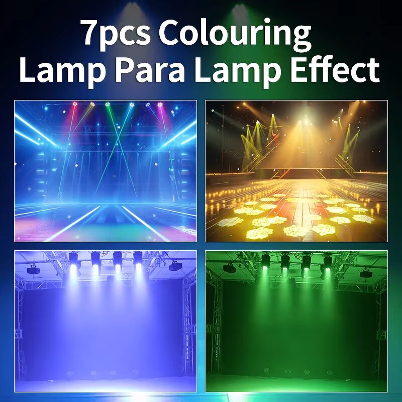 Moving Head Light - Manufacturer 7*100W RGBW LED Zoom DMX512 IP20 Metal Wedding DJ