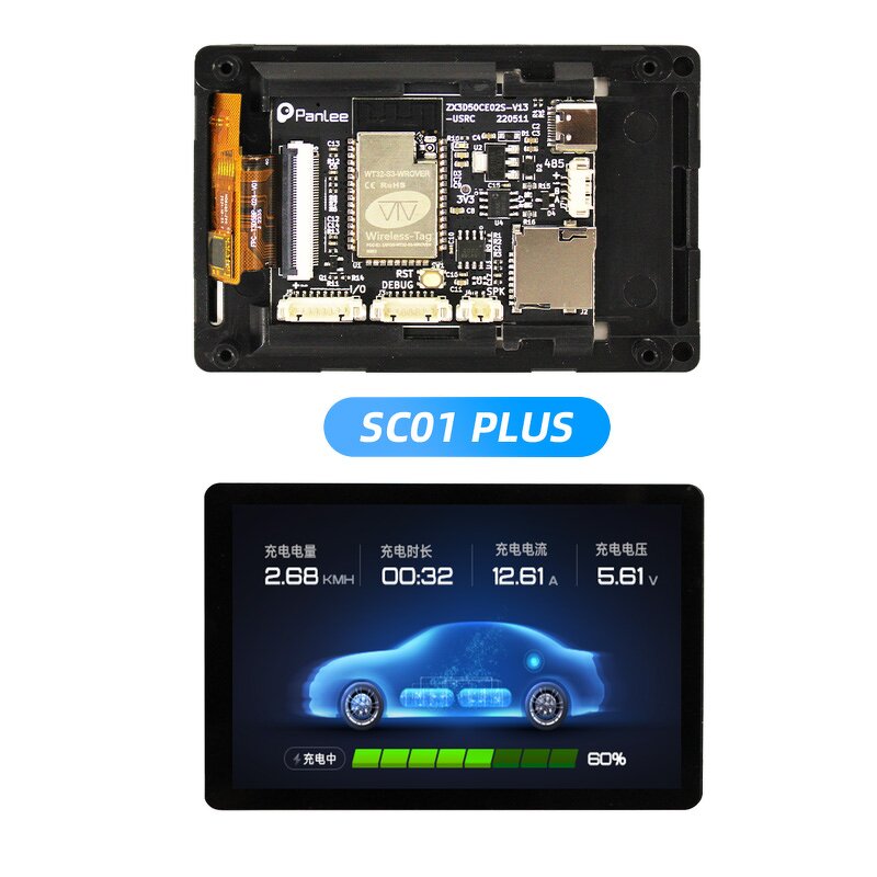 Touch LCD - Manufacturer WT32-SC01 Plus Esp32 3.5" 320X480 WiFi-BT Smart Home