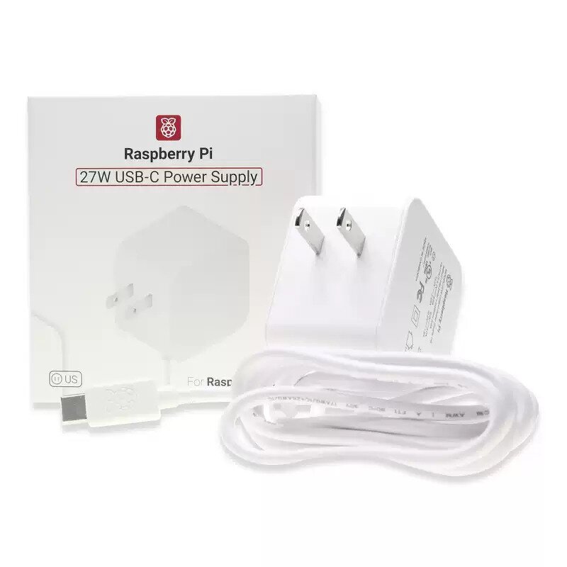 Power Supply - Manufacturer Raspberry Pi 5 Official 5V5A 27W USB-C Original Adapter