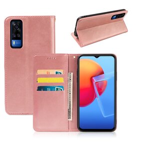 Phone Case - Manufacturer VIVO Y51 2020 India PU Calfskin Wallet Slim Magnetic Cover