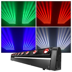 Laser Light - Manufacturer Eight-Eye RGB LED Aluminum Alloy Premium Stage Spotlight