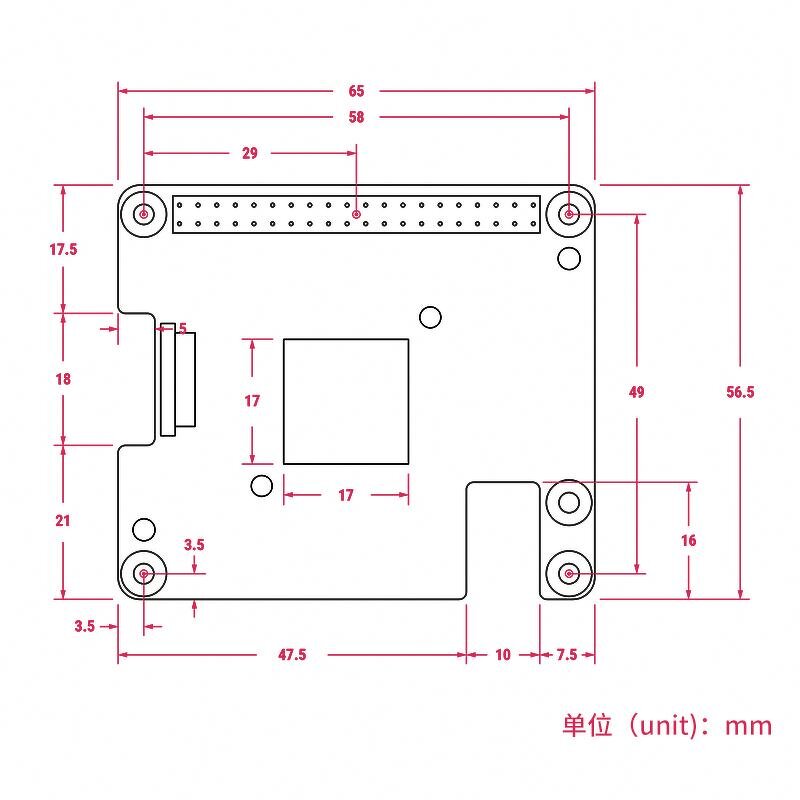 AI HAT+ - Manufacturer Official Raspberry Pi 5 Hailo8 13TOPS/26TOPS PCIe M.2 Board