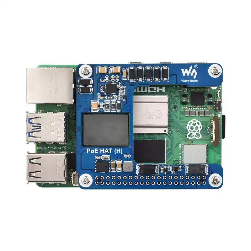 Expansion Board - Manufacturer Weixue Raspberry Pi 5/CM5 Ethernet PoE 802.3af/at