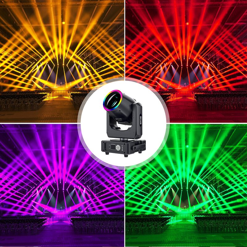 Moving Head Light - Manufacturer Sharpy 7R DMX IP65 Die Cast Aluminum Remote Wedding DJ