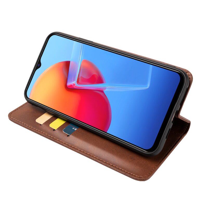 Phone Case - Manufacturer VIVO Y51 2020 India PU Calfskin Wallet Magnetic Slim Light