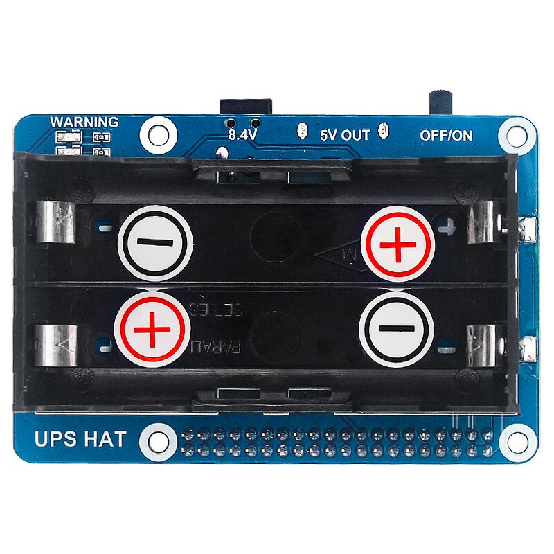 UPS HAT - Manufacturer SHCHV Raspberry Pi 4/3B+/3B 5V UPS US EU Charger Stable
