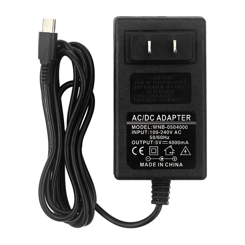Power Adapter - Manufacturer Jetson Nano 2GB 5V4A USB Type-C 100-240V Input Charger