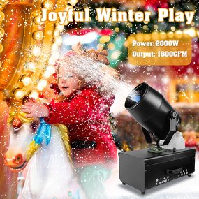 Foam Cannon - Manufacturer 2000W DMX Aluminum Jet Party Stage Remote Dry Ice