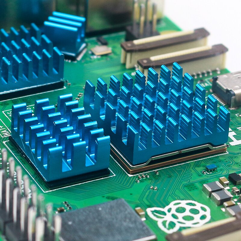 Heatsink Set - Manufacturer Raspberry Pi 5 Aluminum Alloy CPU Cooling Dissipation Set