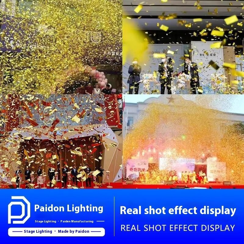 Confetti Cannon - Manufacturer Paton Large Dry Ice Metal CO2 Stage Performance Bar