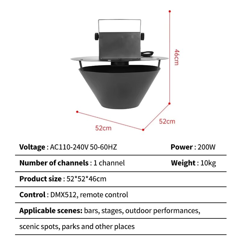 Confetti Machine - Manufacturer 1500W DMX Metal Hanging Remote Falling Spreader Wedding