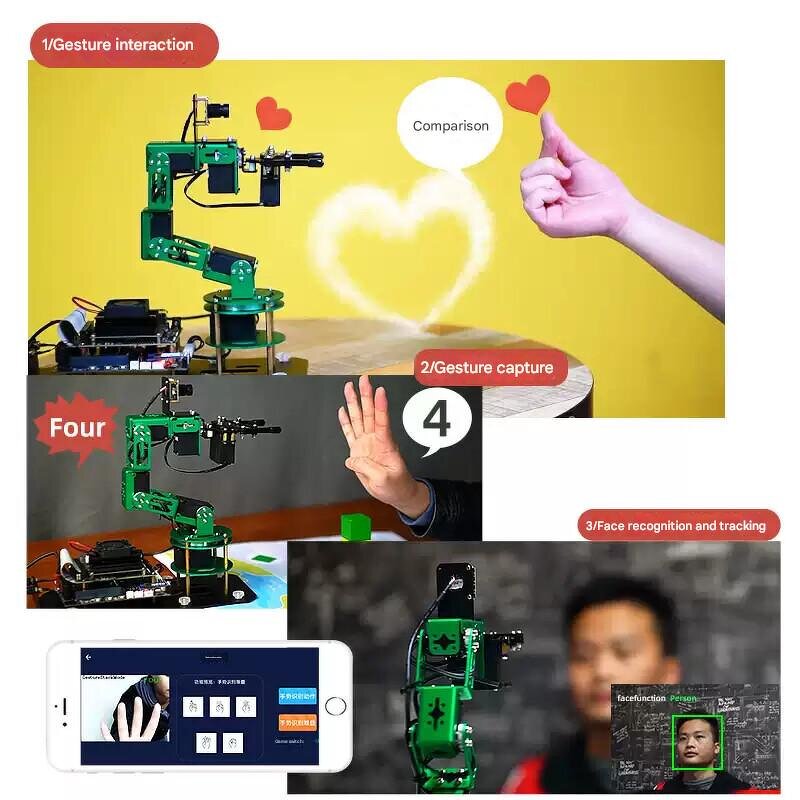 Robotic Arm - Manufacturer DRFBOT JETSON NANO AI Visual ROS Open Source Programming