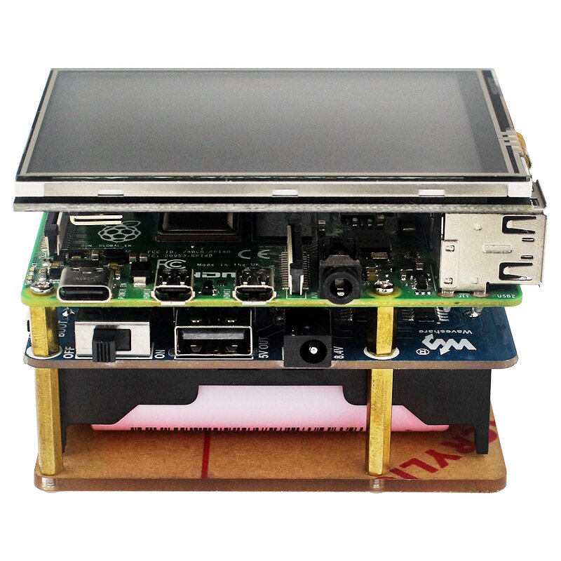 UPS HAT - Manufacturer Raspberry Pi UPS HAT (B) 5V 5A Pogo Pins Pi 4B Sensor Tool