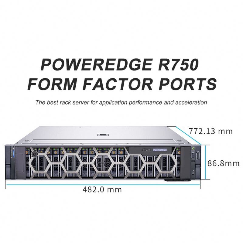 Rack Server - Manufacturer 2U R650 R650XS R750 R750XA R750XS R740 R740XD GPU Host
