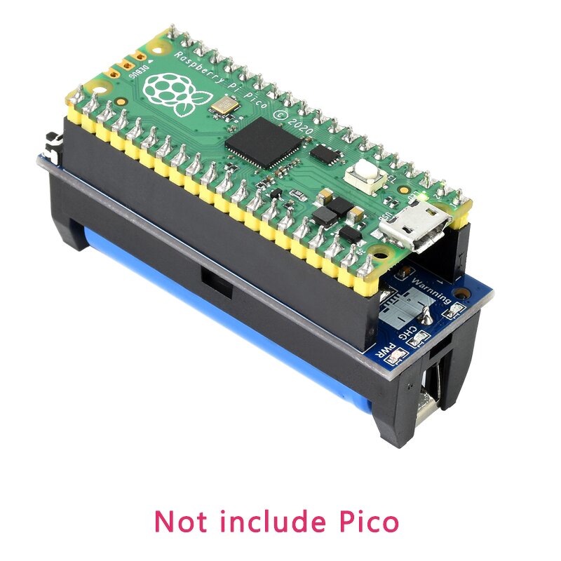 UPS HAT - Manufacturer Raspberry Pi Pico Uninterruptible Power Supply I2C Monitoring