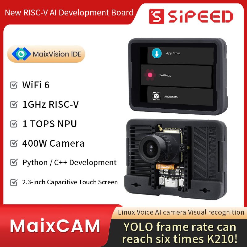 Development Board - Manufacturer Sipeed MaixCAM RISC-V AI Camera Linux Audio-Kit RISCV