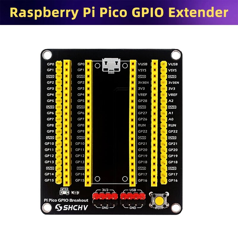 GPIO Extender - Manufacturer Raspberry Pi Pico W Breakout Male/Female Pin Switch