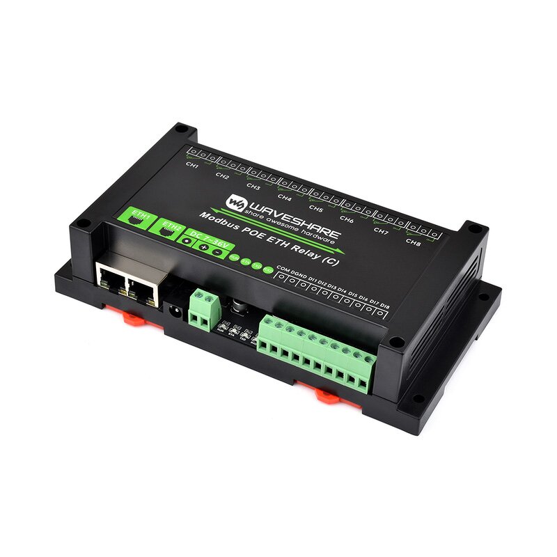 Relay Module - Manufacturer 8-Way Dual Ethernet PoE Cascade Isolation for O Racks