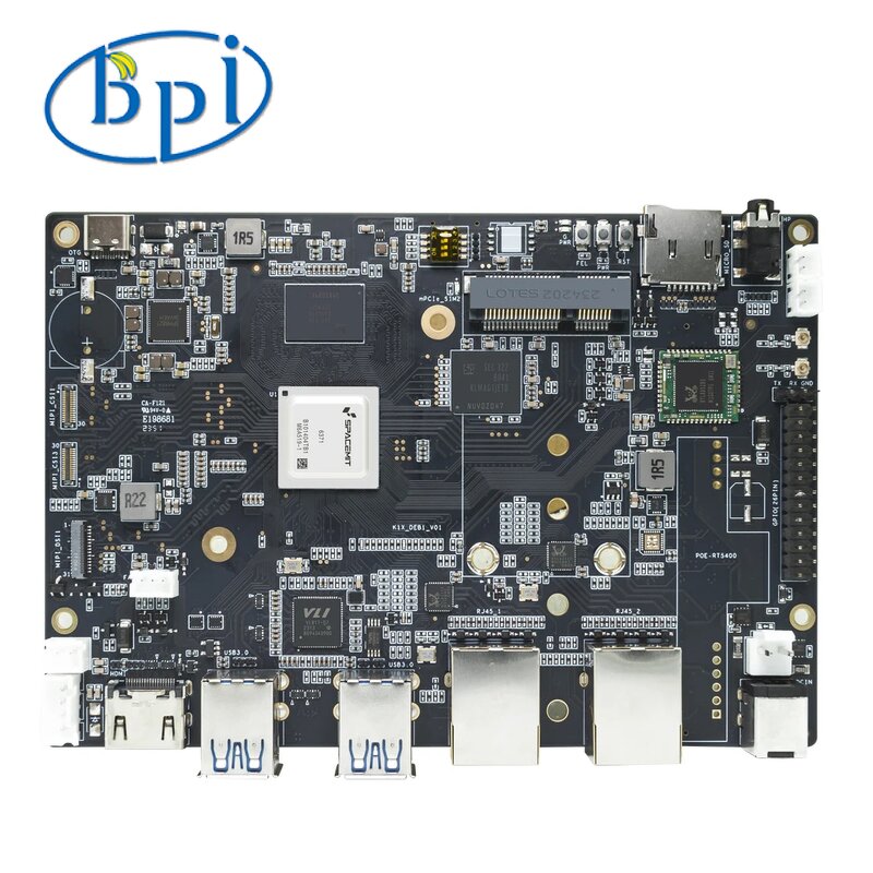 Development Board - Manufacturer Banana Pi BPI-F3 SpacemiT K1 RISC-V 4/2G LPDDR4 16/8G eMMC