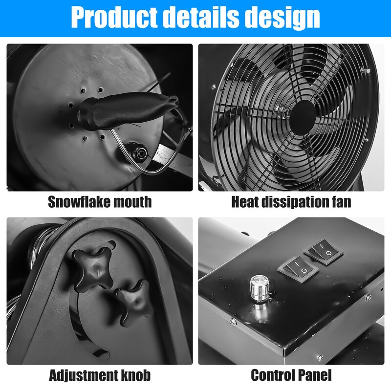 Snow Machine - Manufacturer 3000W Easenex PD-SN3000 AC110-220V 1-Year Warranty Manual