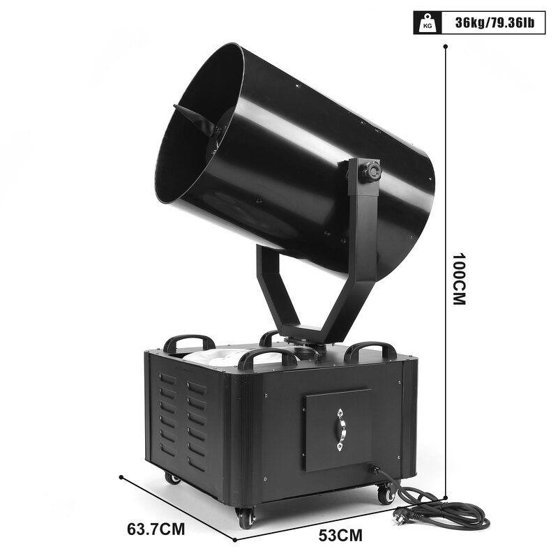 Snow Machine - Manufacturer Paton 3000W DMX512 Aluminum Silent Manual Party Stage