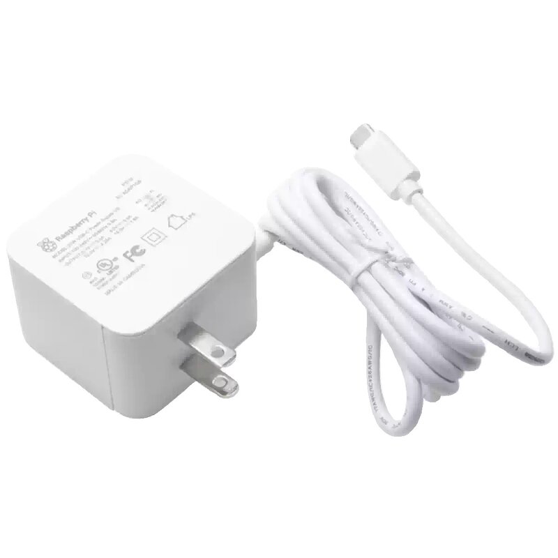 Power Supply - Manufacturer Raspberry Pi 5 Official 5V5A 27W USB-C Original Adapter