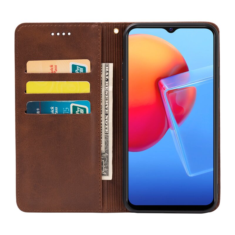 Phone Case - Manufacturer VIVO Y51 2020 India PU Calfskin Wallet Magnetic Slim Light
