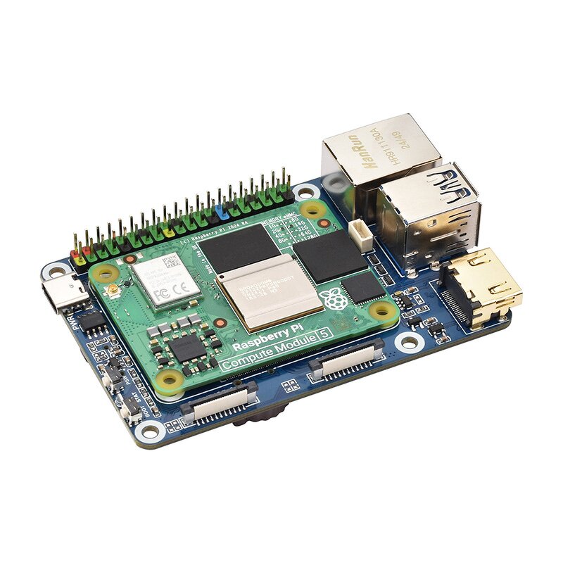 Development Board - Manufacturer Raspberry Pi CM5 Gigabit RJ45 M.2 Type B Base/Expansion