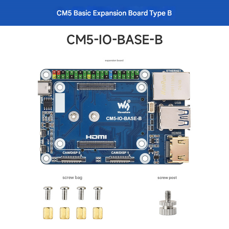 Development Board - Manufacturer Raspberry Pi CM5 Core/Base/Expansion Type B Gigabit M.2