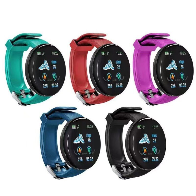 Fitness Tracker Manufacturer - D18 Unisex Waterproof Blood Pressure Monitor