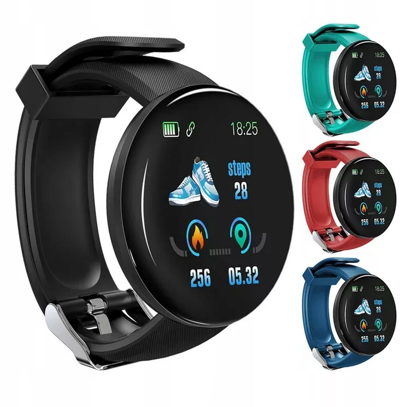 Fitness Tracker Manufacturer - D18 Unisex Waterproof Blood Pressure Monitor