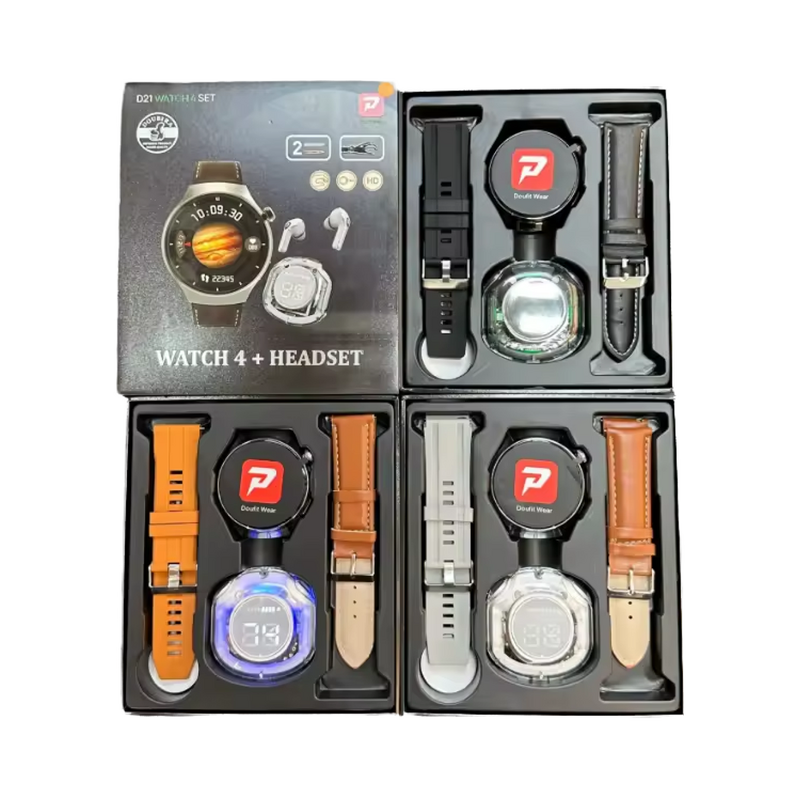 Smart Watch Manufacturer - D21 Multi-functional Waterproof with Earbud