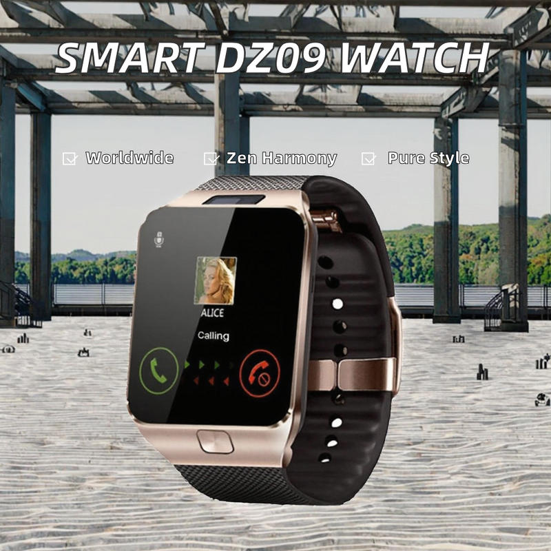 Smartwatch Manufacturer - DZ09 Android Magnetic Charging SIM Card