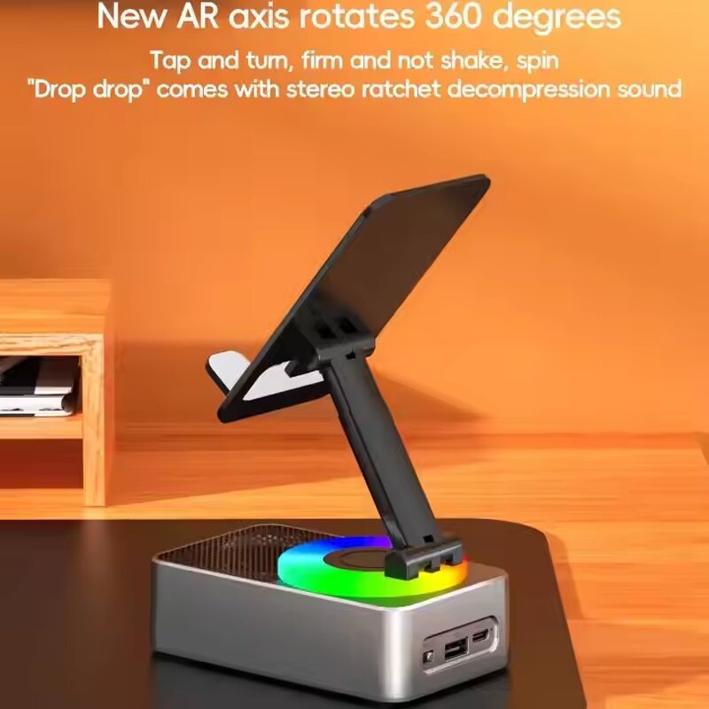 Phone Holder Manufacturer - Three-in-one Portable Foldable Speaker Stand