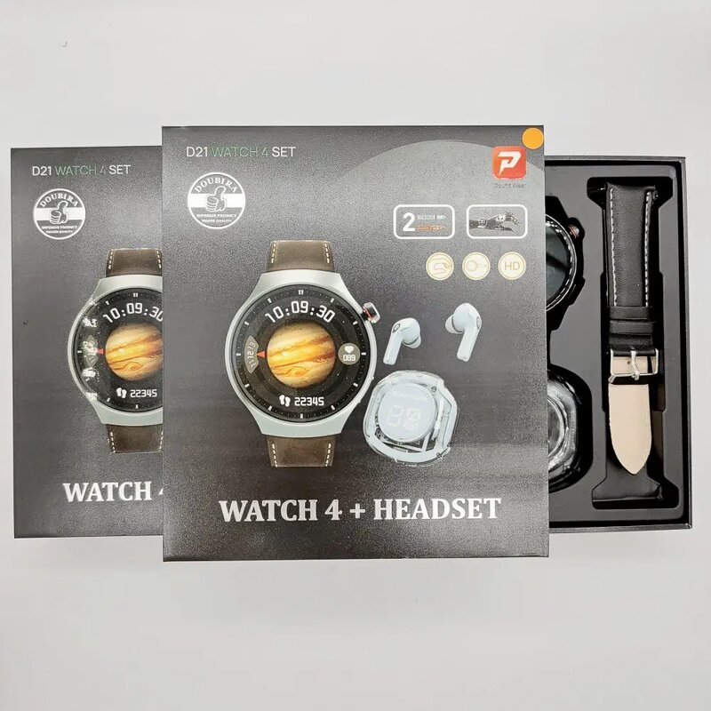 Smart Watch Manufacturer - D21 Multi-functional Waterproof with Earbud