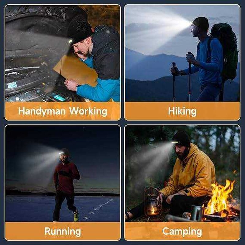 LED Beanie Manufacturer - Unisex Outdoor Waterproof Rechargeable Cycling