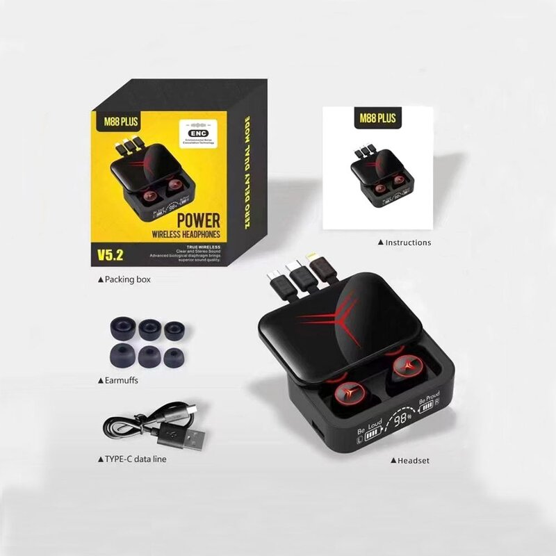 Wireless Earbuds Manufacturer - M88 Plus TWS 2025